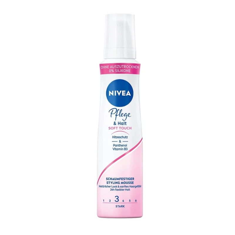Spuma Par Nivea Pflege Halt Soft Touch 3 Stark  150ml
