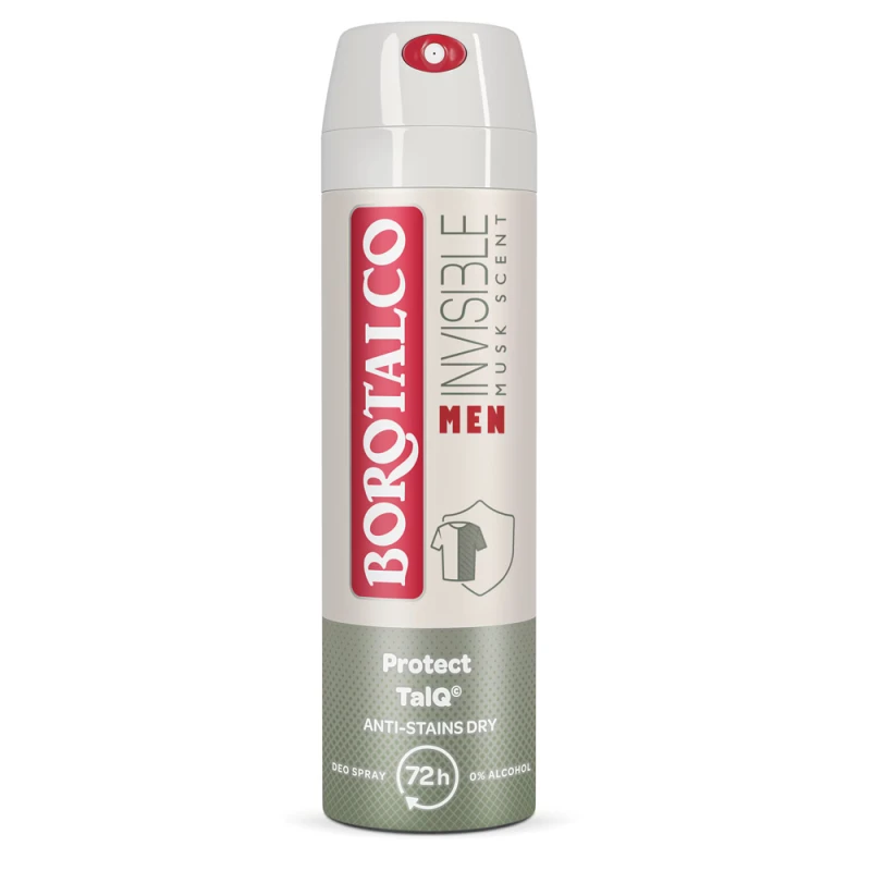 Antiperspirant Deo Borotalco Men Invisibil Musk Scent 150ml